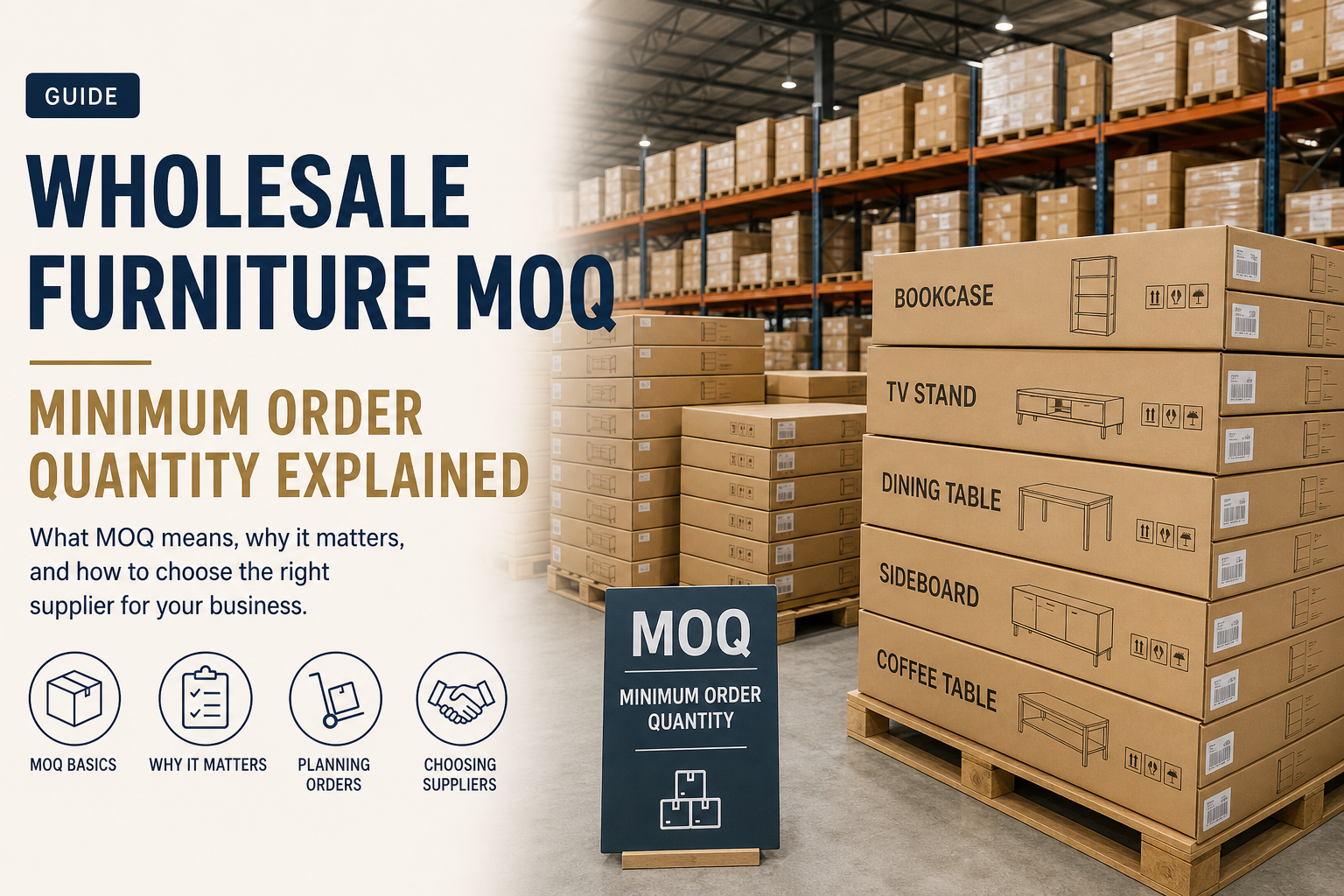 Understanding MOQ for Wholesale Furniture Orders