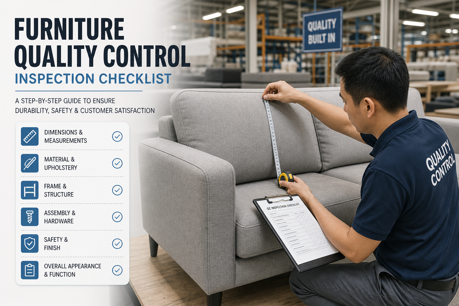 Quality Control Checklist for Imported Furniture